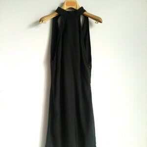 DIESEL WOMEN BACKLESS CHOKER DRESS BLACK Sz-6